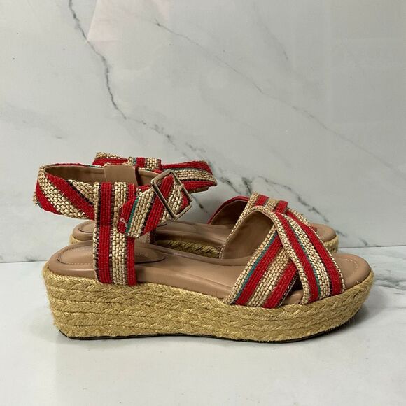 MARKET & SPRUCE Espadrille Wedge Heel Sandals - Picture 3 of 9